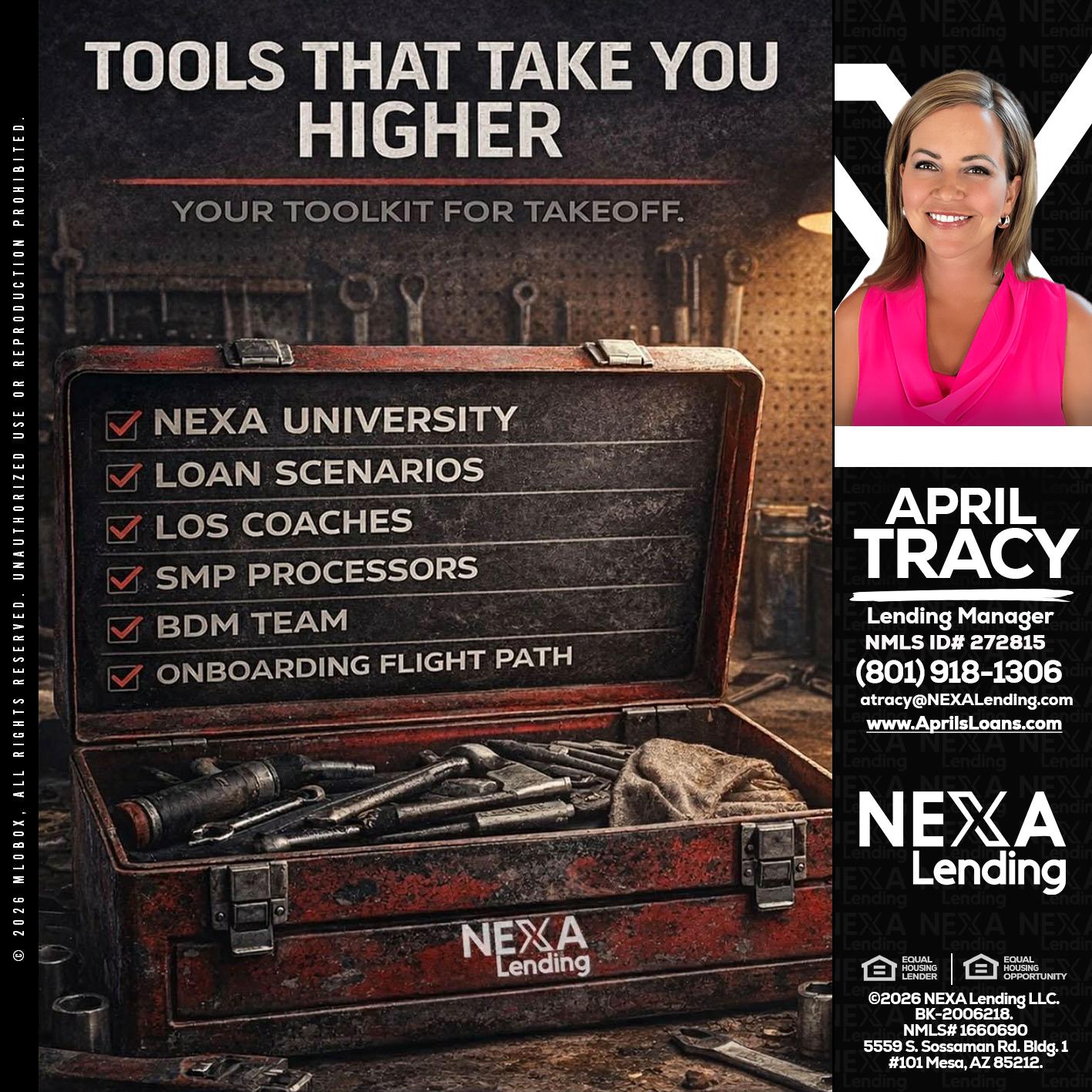 TOOLS THAT - April Tracy -Lending Manager